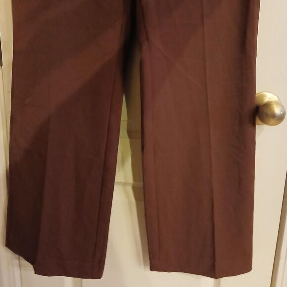 BNWT Nic + Zoe Redwood Wide Leg Pleated Dress Pants Size 8 Office - Picture 3 of 6